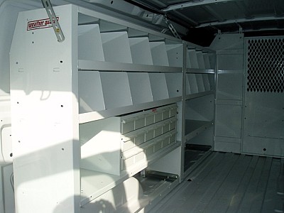 Weather guard Van Interior Shelving Kits