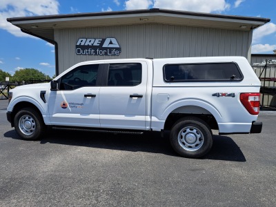 Fiberglass F150 work truck cap toppers by A.R.E.