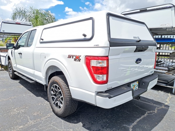 Fiberglass F150 work truck cap toppers by A.R.E.